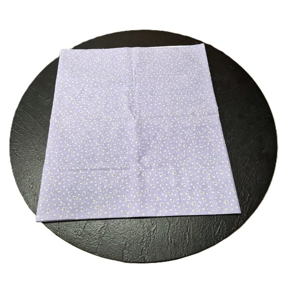 Vintage 90s Lavender Floral Cotton – 2 Yards R.E.D. 710-144 Selvage Discontinued - Picture 2 of 3